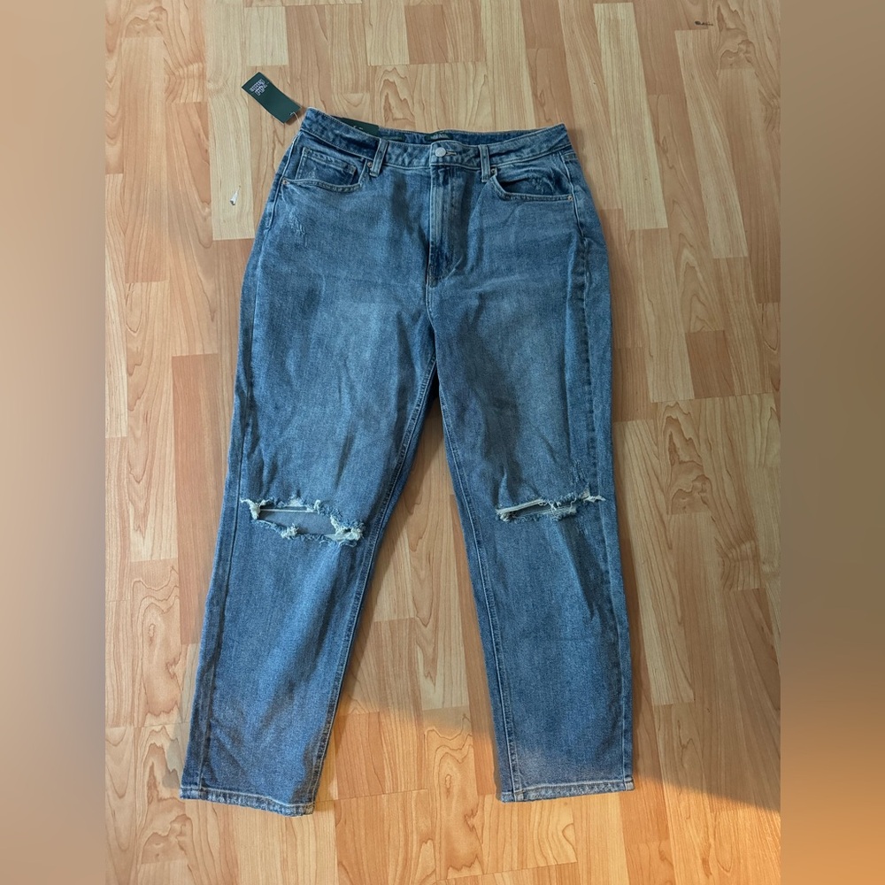Wild Fable Blue Distressed Boyfriend Jeans
